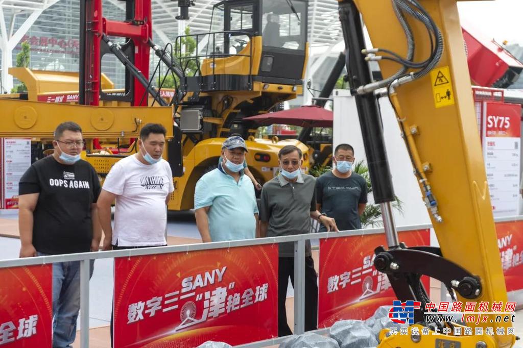 三一重工:这19台展车"津"艳!