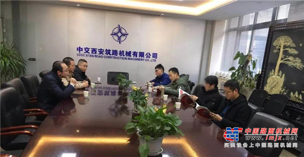 中交二航局六公司莅临西筑考察交流