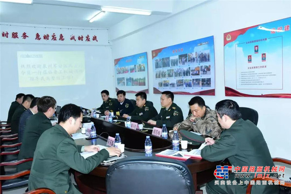 泉州军分区司令员高宏一行莅临晋工机械武装部调研民兵整组工作