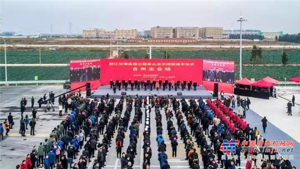 慶祝浙江沿海“大動脈”通車，美通環保瀝青攪拌站強勁助攻！