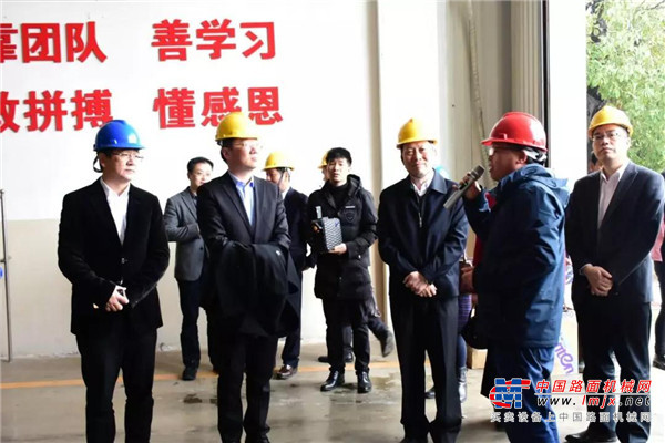 福建省商务厅黄德智副厅长一行莅临晋工机械调研指导