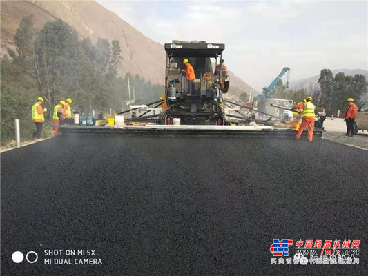 陕建SCMC-ABG8620助力东格高速公路建设