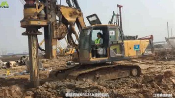 泰信机械KR125A旋挖钻机施工案例