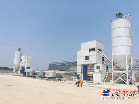 方圆搅拌站参与“一带一路”工程