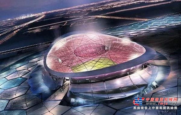 中联重科塔机参建2022世界杯主场馆 连续高效作业破建造难题