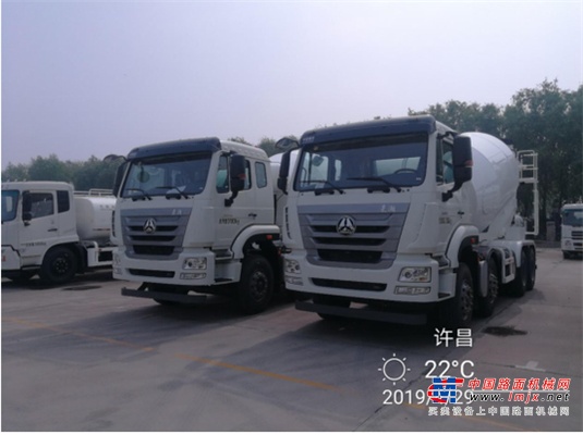 “限超神器 ”森源8方轻量化搅拌车首发---这辆搅拌车很抢眼！