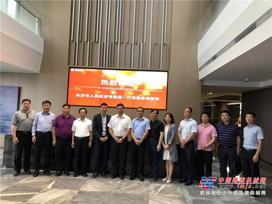 湖南省长沙市副市长刘明理一行莅临盈峰环境参观考察