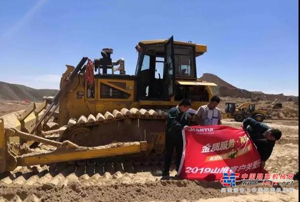 山推客户关爱行走进甘肃 | 助力兰州新区建设