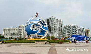 2019卡尔美·仙境海岸海阳马拉松圆满结束 方圆集团100余人参加了海岸休闲跑