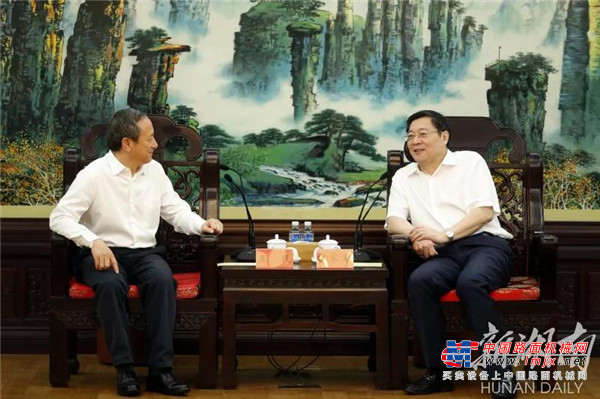 湖南省委書記杜家毫與王民座談，共同推動製造業高質量發展
