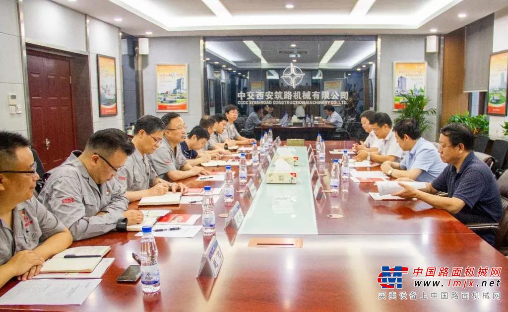 杨向阳会见中交西北区域总部总经理赵天法