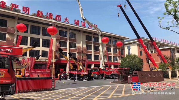 三一重工助力 江西省直属重型工程机械救援大队今日正式成立