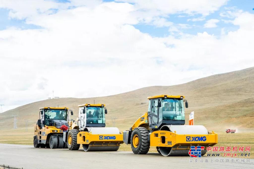 高寒大显神威！逾500台徐工道路机械直闯4500米青藏高原！