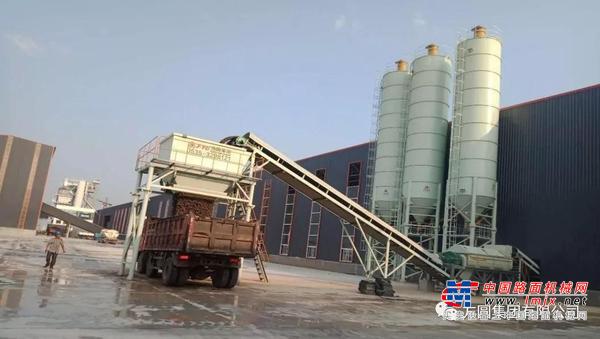 方圆稳定土拌和站为东阿道路建设做贡献