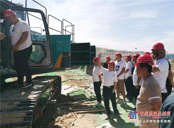 山河智能旋挖钻机助力延安红色文旅建设