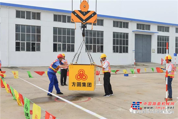 烟台市工程建设行业吊装职业技能竞赛在方圆集团举行