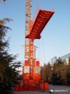 烟塔专用升降机再次服务东北电力烟塔工程