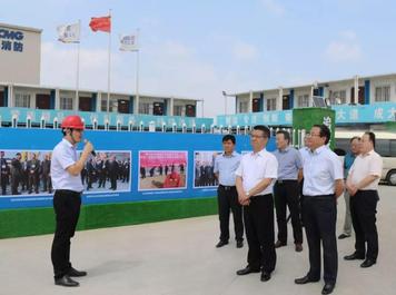 徐州市委常委、常务副市长王剑锋调度徐工消防新基地建设进度