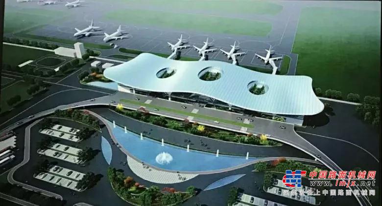 维特根机场建设篇:SP 500滑模摊铺机玉林福绵机场再证实力