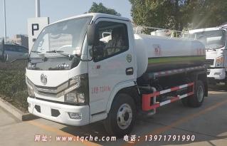 国六东风多利卡5吨洒水车