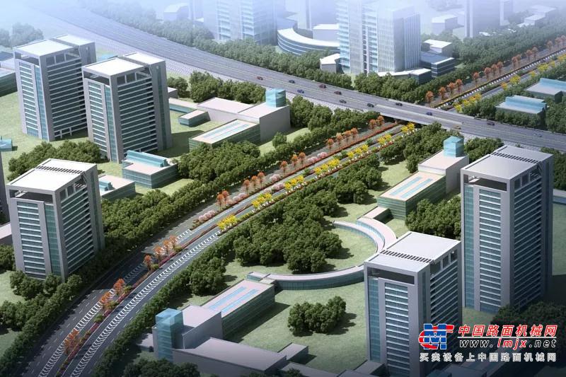 戴纳派克高科技设备组合力助醴陵东城大道建设工程