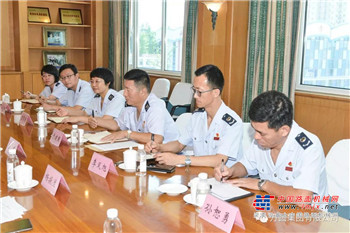 国家税务总局海阳市税务局局长于建国一行 调研方圆集团