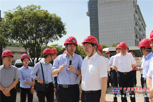 湖南省委常委、长沙市委书记胡衡华一行莅临星邦指导安全生产工作