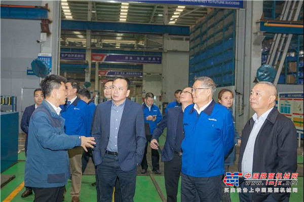 长沙轨道交通集团考察山河智能