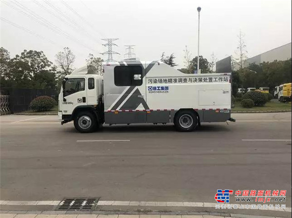 徐工又一全新产品重磅问世！国内首台土壤检测车下线！