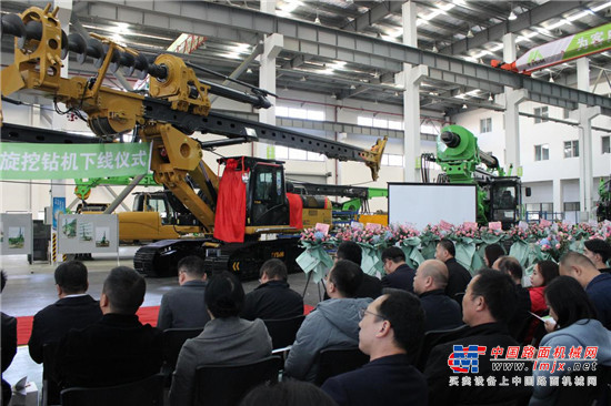泰信机械新产品KR165C/KR165M旋挖钻机下线仪式圆满举行