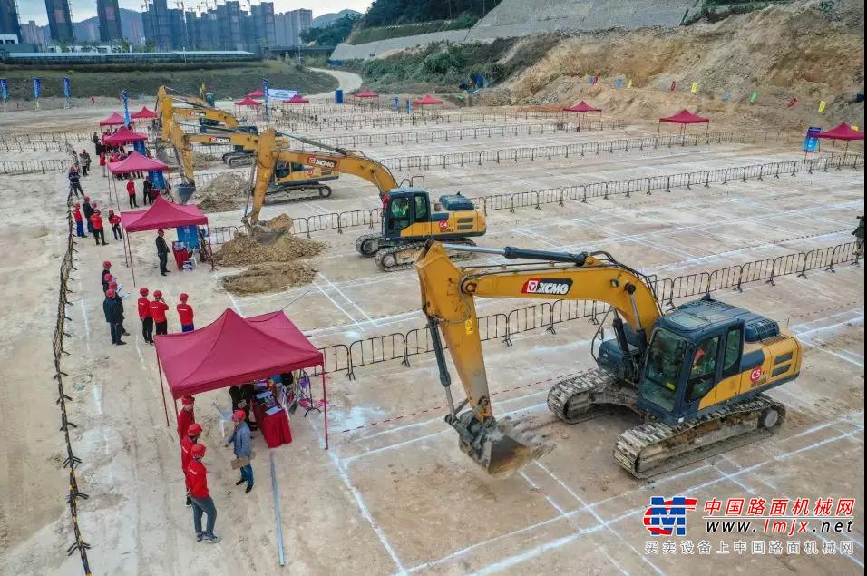 行业销冠 土方之王｜徐工XE200DA助力福建住建系统技能大赛