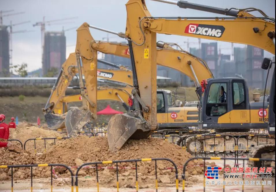 行业销冠 土方之王｜徐工XE200DA助力福建住建系统技能大赛