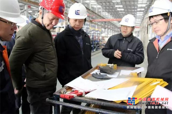 廣西柳工機械股份有限公司總裁黃海波赴安徽柳工走訪調研