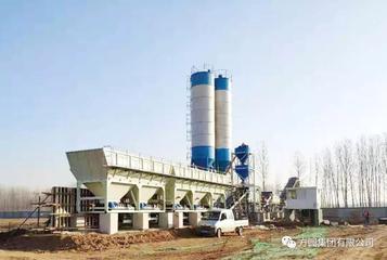 方圆集团稳定土拌和站为京台高速扩建工程做贡献