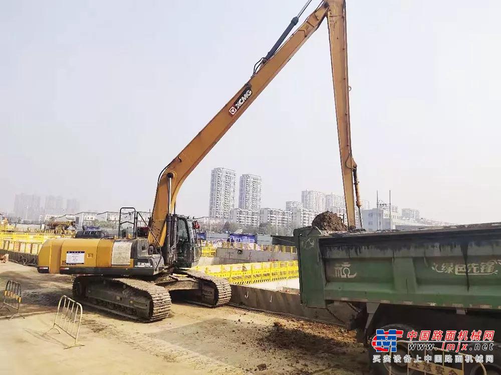 “地下城”建设不在话下，徐工挖机和用户一起助力杭州发展！
