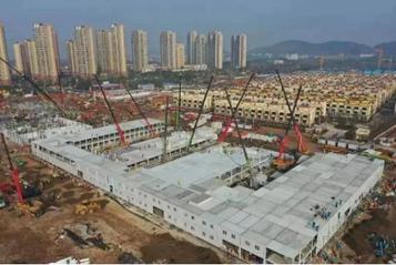 火神山醫院今起收治病人！三一裝備4天干完2個月的活
