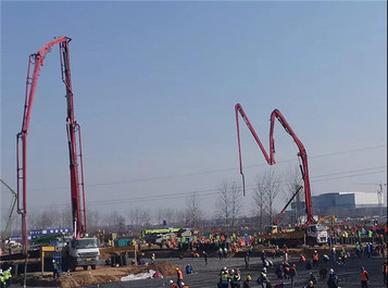萬眾一心 抗擊疫情|三一泵送設備助力西安防疫工程建設