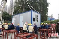 直击广西在建“小汤山医院”：分秒必争 风雨不停工