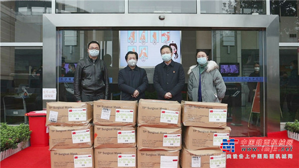 中联重科捐赠5万余只医用口罩 助力长沙高新区防疫防控