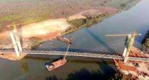 徐工助力几内亚首座斜拉桥顺利合拢！