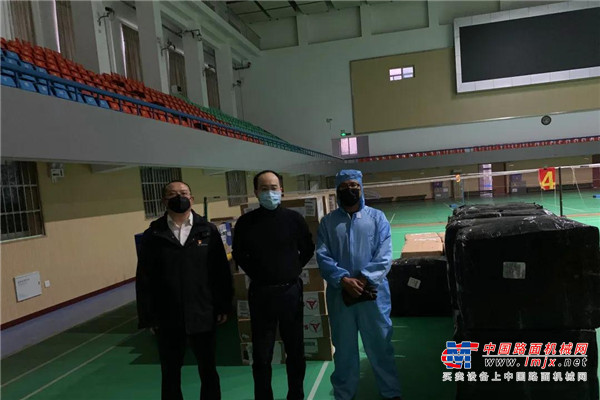 三一：20000个N95运抵华科大，梁稳根：望助一臂之力