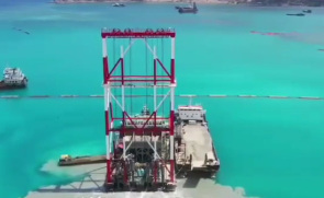世界首艘自动化振冲碎石桩施工船——东帝汶帝巴湾新集装箱码头工程