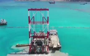 世界首艘自动化振冲碎石桩施工船——东帝汶帝巴湾新集装箱码头工程 