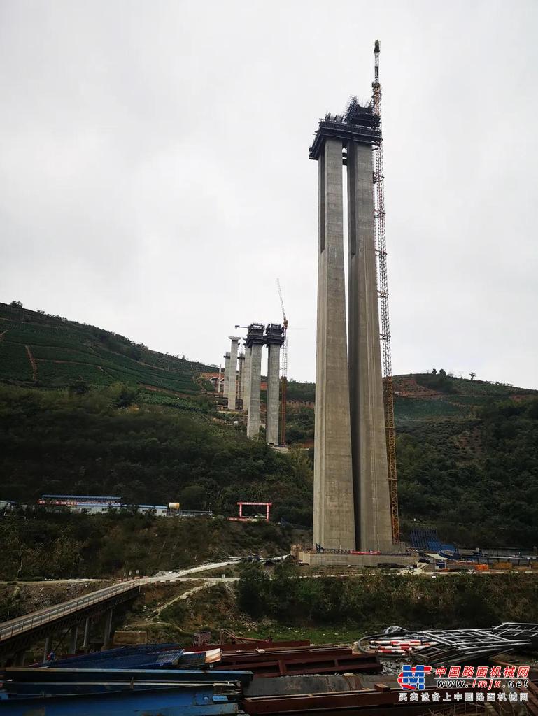 再立新功丨三一泵送設備助力云南國家重點工程