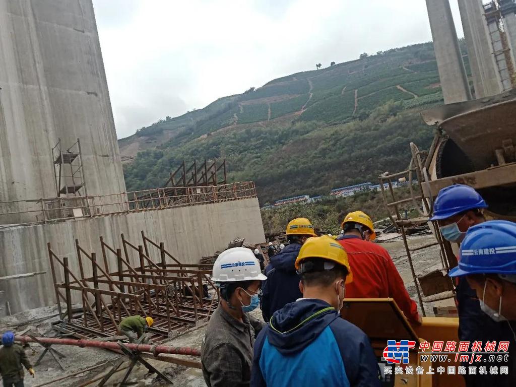 再立新功丨三一泵送設備助力云南國家重點工程