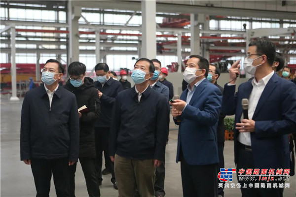 工信部副部长王志军赴三一调研，复工率已达99.46%