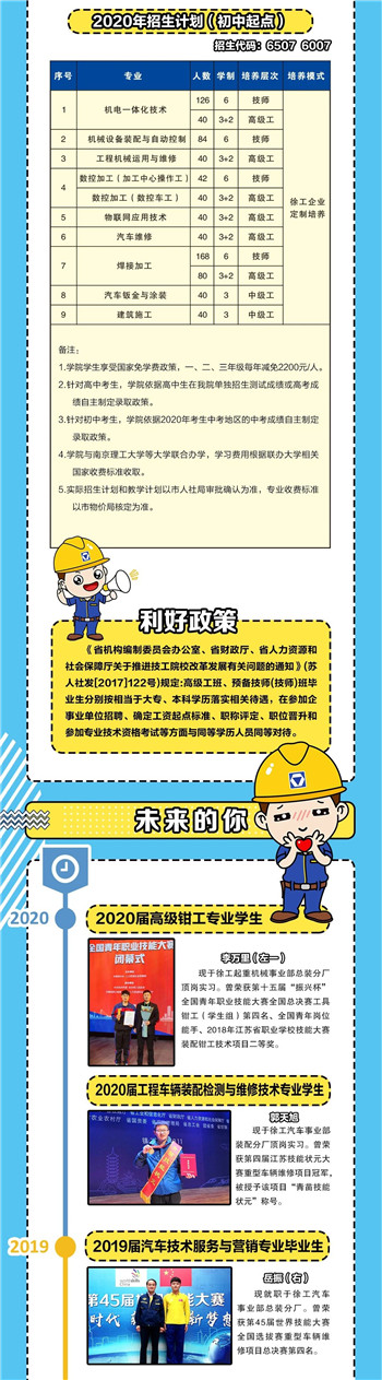 2020！我们在徐工技师学院等你！