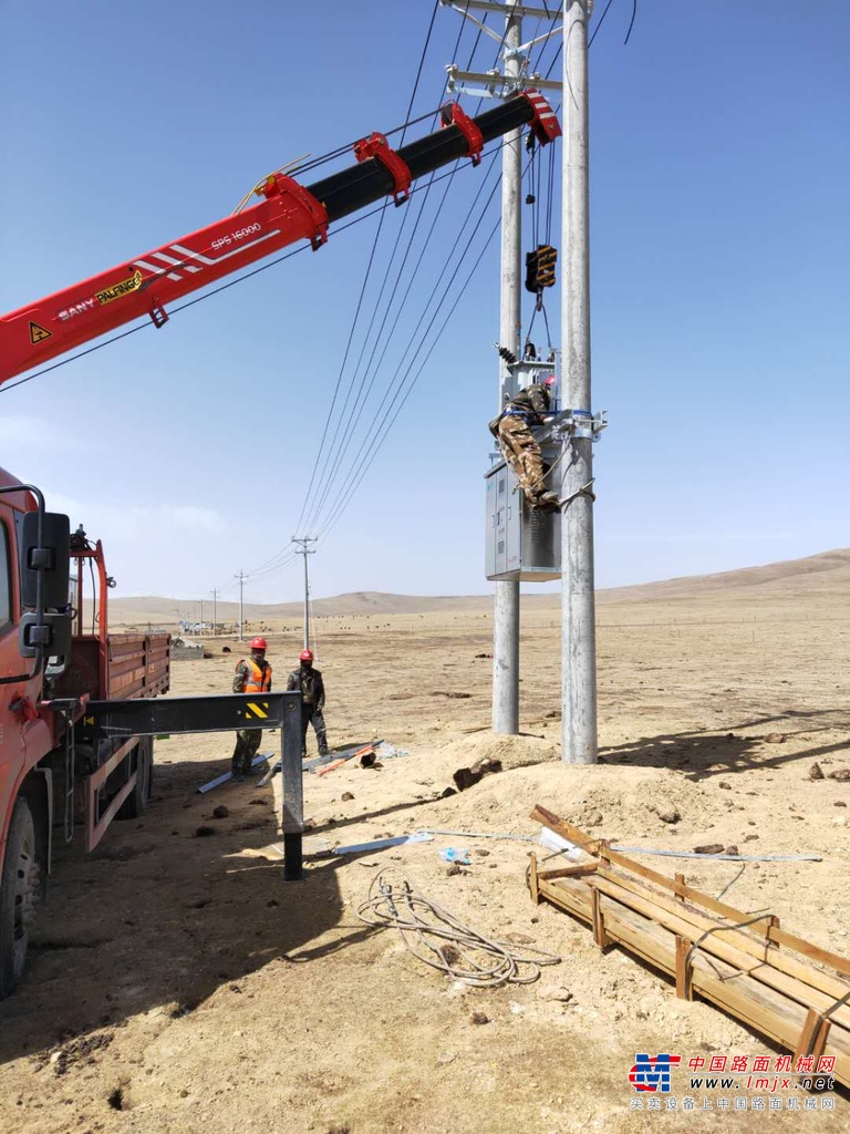三一帕尔菲格随车吊|闪耀世界屋脊 建设美丽西藏Participating in the development of Tibet