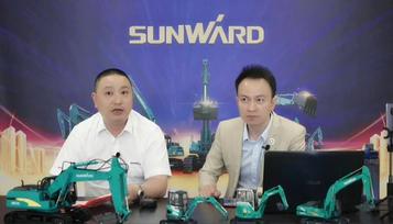 山河智能直播一小时,卖爆30台挖掘机