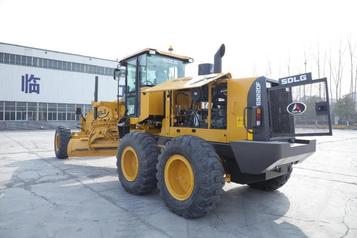 捷報！山東臨工白俄羅斯市場G9220F大型平地機首破冰